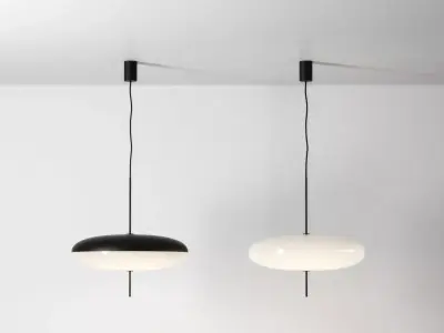 Model 2065 Suspension Luminaire Free 3D model