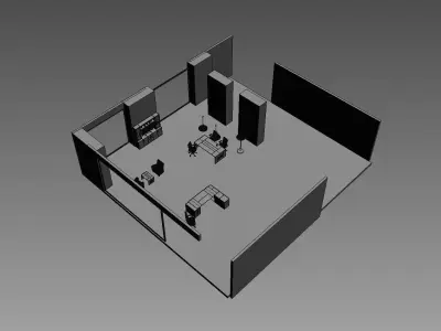 office interior md1499 c02 3D model