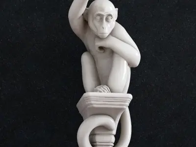 Monkey Bra 3D print model
