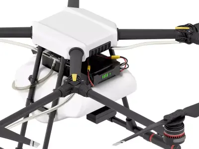 DJI Agras MG-1S Drone 3D model