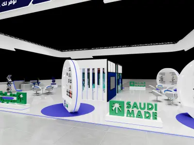 booth 14x19 3D model