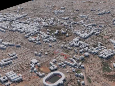 Asmara - Eritrea 3D model