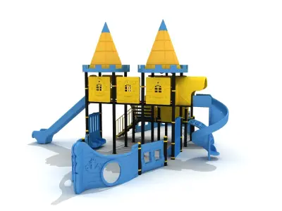 Big Ship Metal Playpen 041 3D model