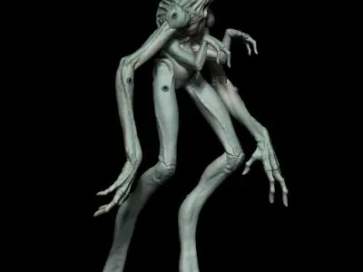 Alien Soldier Print 3D STL 3D print model