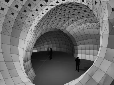 Simple Universal Organic Blob Sculpture Low-poly 3D model