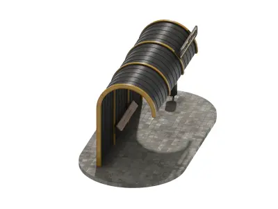 Bus Stop 1 3D model