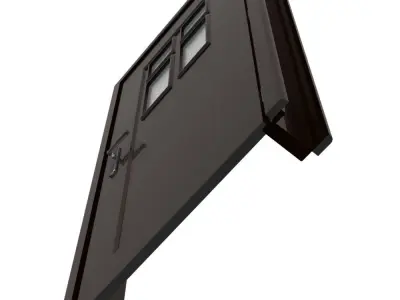 Plastic door 06 3D model