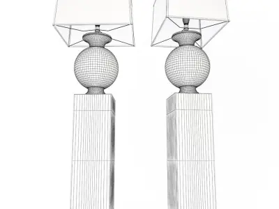 Floor Lamps Bottega 3D model