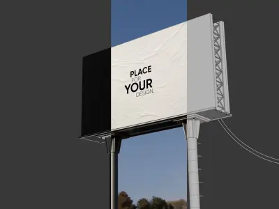 3D Billboard 3D model