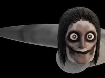 Snake Horror Creature From PoolRoom Horror Game 3D model