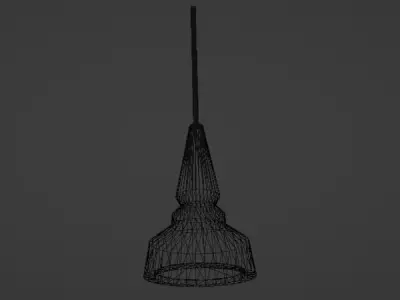 Hanging Overhead Light Free low-poly 3D model