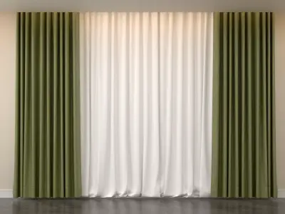 curtain 3D model