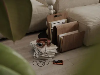 apartment interior scenes     3D model 22