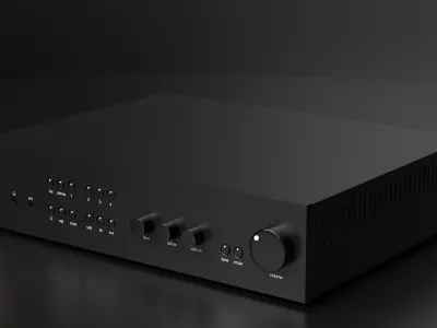 ADCOM GFP-915 Wide Bandwidth Stereo Preamplifier 3D model Low-poly 3D model