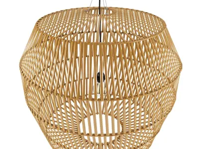 bamboo lamp 18 3D model