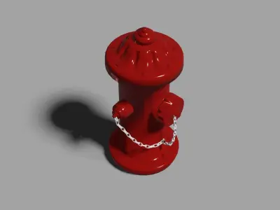Fire Hydrant  Free low-poly 3D model