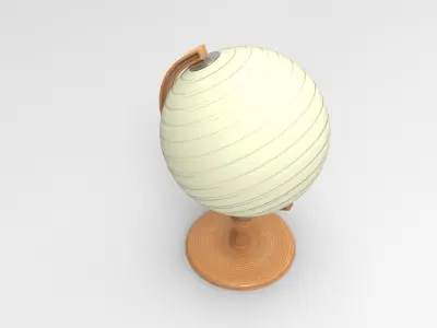 Monny Table Lamp Low-poly 3D model