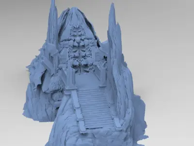 Set Occult raised bridge  3D model