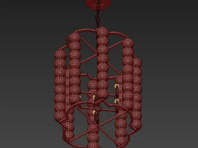 Octofoil Chandelier 3D model