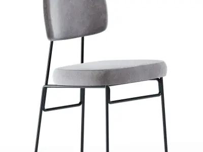 Foot Table and Kapoor Chair by Annud 3D model