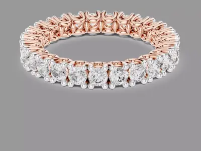 Eternity Diamond Ring  3D print model