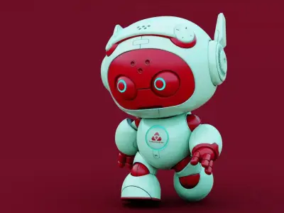 ROBO G-1 Rigged for Unreal Engine - Unity - MIXAMO 3D model