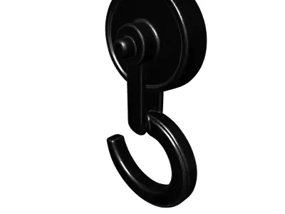 Magnetic Utility Hook 3D Model Low-poly 3D model