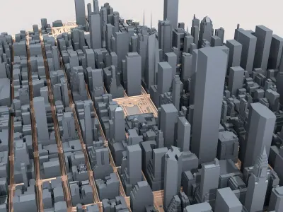 New York City USA 3D model