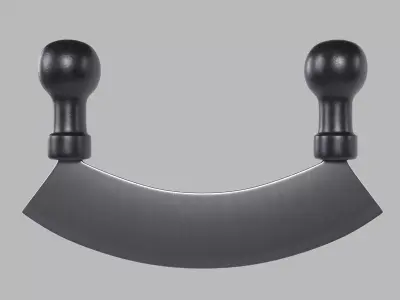 Mincing Knife Low-poly 3D model