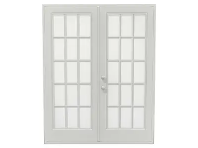 Double Door 2 Low-poly 3D model