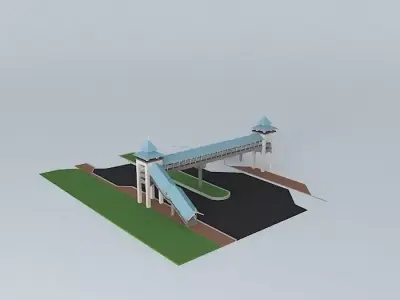 Pedestrian Bridge 1 3D model