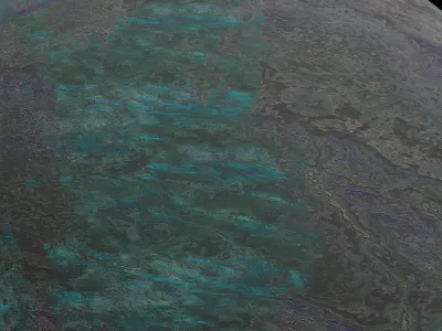 alien moon 004 Low-poly 3D model