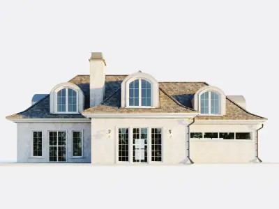 Country Style Cottage  3D model