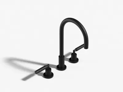 Faucet 03 Low-poly 3D model