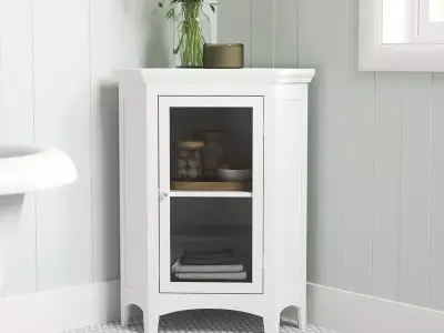 Allare Freestanding Bathroom Cabinet 3D model