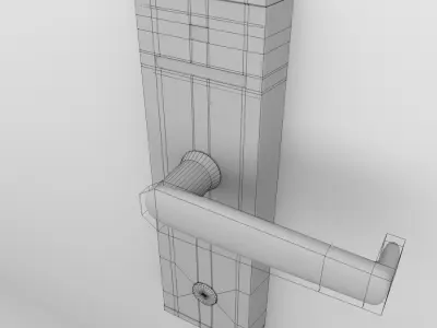 Keycard Lock 3D model