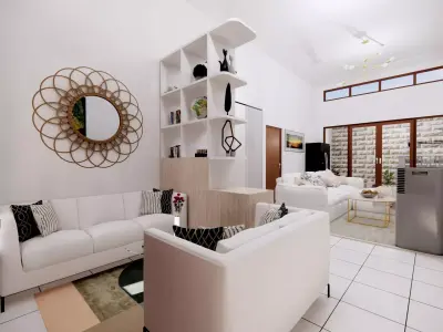 3D Home Exterior and Interior Design Package 2 3D model