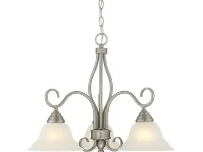 Hibbitts Light Shaded Classic Traditional Chandelier 3D model