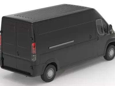 Generic Van 01 3D model