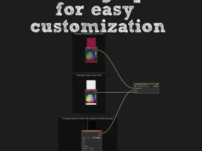 Silicone Wristband Low-poly 3D model