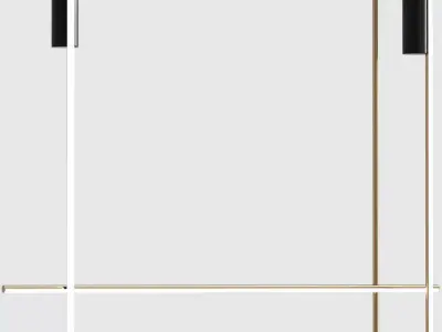 FLOS Coordinates C2 LED ceiling lamp Collection 3D model