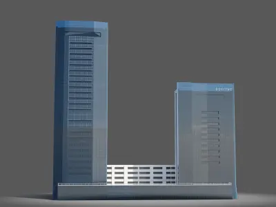 48 Burj Gate - Dubai 3D model