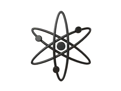 Cosmos Coin v2 008 Low-poly 3D model