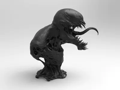 Venom Bust 3D Model Ready to Print 3D print model