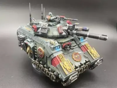 Space Viking wolves vehicle extras for repulsor 3D print model