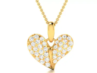 Diamond Pendant 3D print model 2