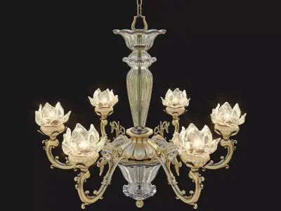 Classic Chandelier 3D model