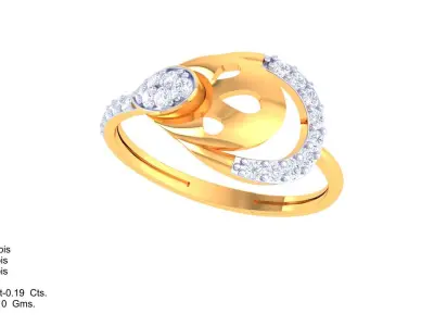  Women Ring MTL 3dm STL OBJ FBX Details 3D print model 33