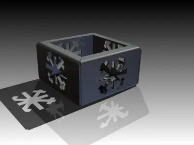 Christmas Tealight 3D model