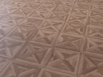 Parquet - Laminate - Wooden floor 2 in 1 Low-poly 3D model 34